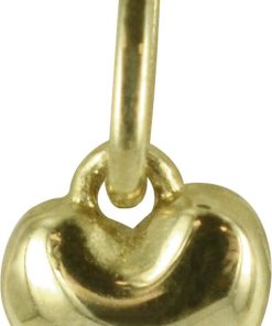 Silventi 132400316 Gouden Hangertje - Hartje - 4 mm - 14 Karaat - Bedel - Goud