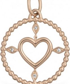 Quinn - Dames Hanger - 750 / - rose goud - 8240229