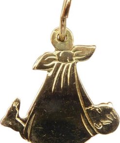 14 karaat gouden baby hanger