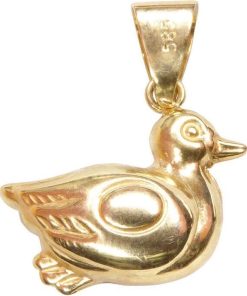 Christian | Gouden vogel hanger | Nu te koop bij 14Karaats.nl | 10001091-Pendants