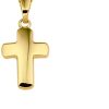 The Jewelry Collection | The Jewelry Collection Hanger Kruis - Goud | Nu te koop bij 14Karaats.nl | 10001091-Pendants