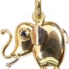 Christian | Geel gouden olifant hanger | Nu te koop bij 14Karaats.nl | 10001091-Pendants