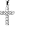 The Jewelry Collection | Witgouden Hanger kruis zirkonia 4103649 | Nu te koop bij 14Karaats.nl | 10001091-Pendants