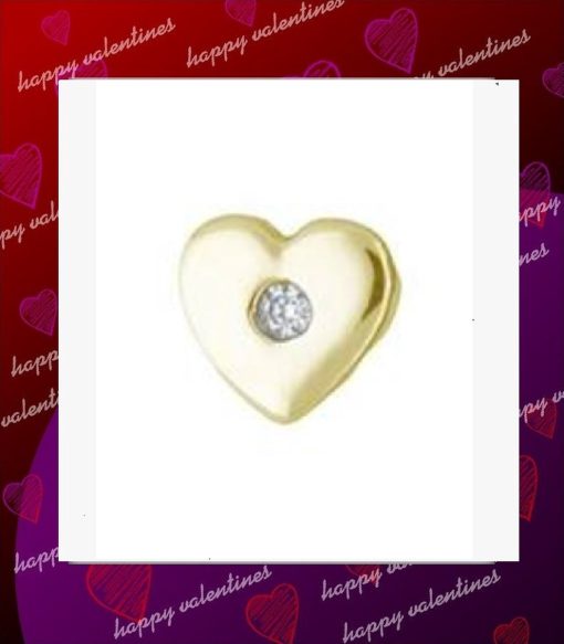 Hetty'S | Hetty's - Schitterend - Lief - 14 karaat gouden hartje - met CZ- | Nu te koop bij 14Karaats.nl | 10001091-Pendants