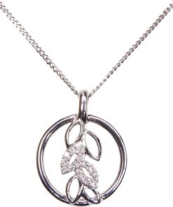 Christian | Wit gouden ketting met hanger | Nu te koop bij 14Karaats.nl | 10001091-Pendants
