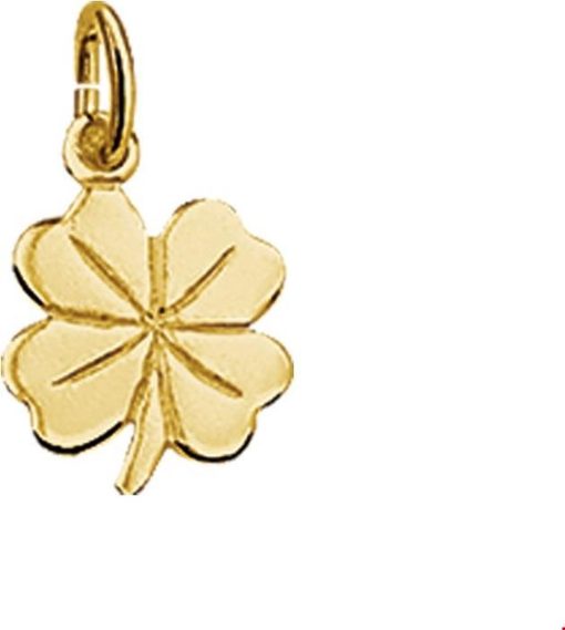 Kasius | 14K Geelgouden Hanger klaver - PSN4018518 | Nu te koop bij 14Karaats.nl | 10001091-Pendants