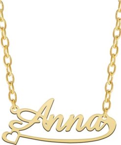 Taboo Sieraden | Gouden naamketting met hartje | Nu te koop bij 14Karaats.nl | 10001090-Necklaces/Necklets