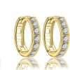Zwartevalk | Juwelier Zwartevalk 14 karaat gouden oorbellen met zirkonia - 12.111.064/13 mm | Nu te koop bij 14Karaats.nl | 10001087-Earrings/Body-piercing Jewellery