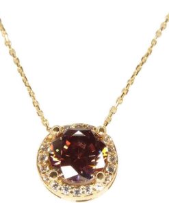 Christian | Geel gouden ketting met zirkonia hanger | Nu te koop bij 14Karaats.nl | 10001091-Pendants