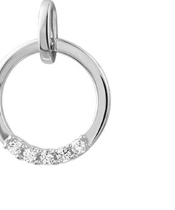 The Jewelry Collection | The Jewelry Collection Hanger Diamant 0.10ct H Si - Witgoud | Nu te koop bij 14Karaats.nl | 10001091-Pendants