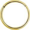 Piercings works | 18 Karaat Gouden Segment Ring (1mm) - Neus Oor Piercing | Nu te koop bij 14Karaats.nl | 10001087-Earrings/Body-piercing Jewellery
