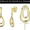 Jonline | Schitterende SET : 14K Gouden Halsketting en Oorbellen Druppel | Nu te koop bij 14Karaats.nl | 10001388-Jewellery Variety Packs