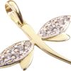 Christian | Gouden bicolor vlinder hanger | Nu te koop bij 14Karaats.nl | 10001091-Pendants