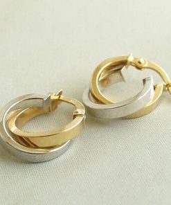 Christian | Bicolor occasion armband | Nu te koop bij 14Karaats.nl | 10001087-Earrings/Body-piercing Jewellery