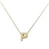 Christian | Gouden ketting met P hanger | Nu te koop bij 14Karaats.nl | 10001091-Pendants