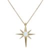 Christian | Geel gouden opaal ster hanger | Nu te koop bij 14Karaats.nl | 10001091-Pendants