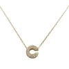 Christian | Gouden ketting met C zirkonia hanger | Nu te koop bij 14Karaats.nl | 10001091-Pendants