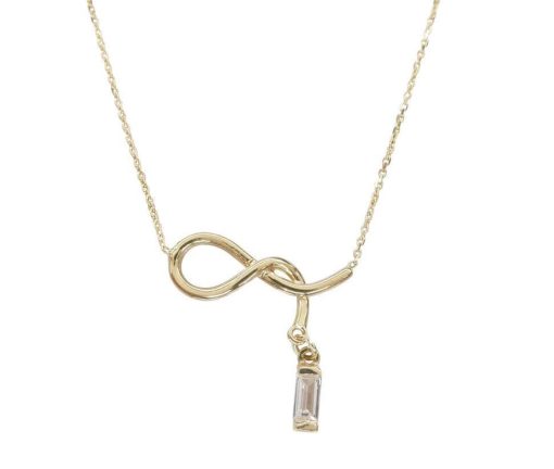 Christian | Gouden fantasie zirkonia hanger | Nu te koop bij 14Karaats.nl | 10001091-Pendants