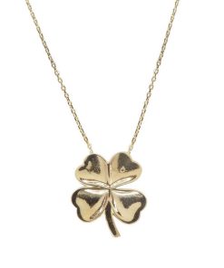 Christian | 14 karaat gouden klavertje vier hanger | Nu te koop bij 14Karaats.nl | 10001091-Pendants