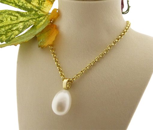 Christian | Single pearl zoetwaterparel collier | Nu te koop bij 14Karaats.nl | 10001091-Pendants