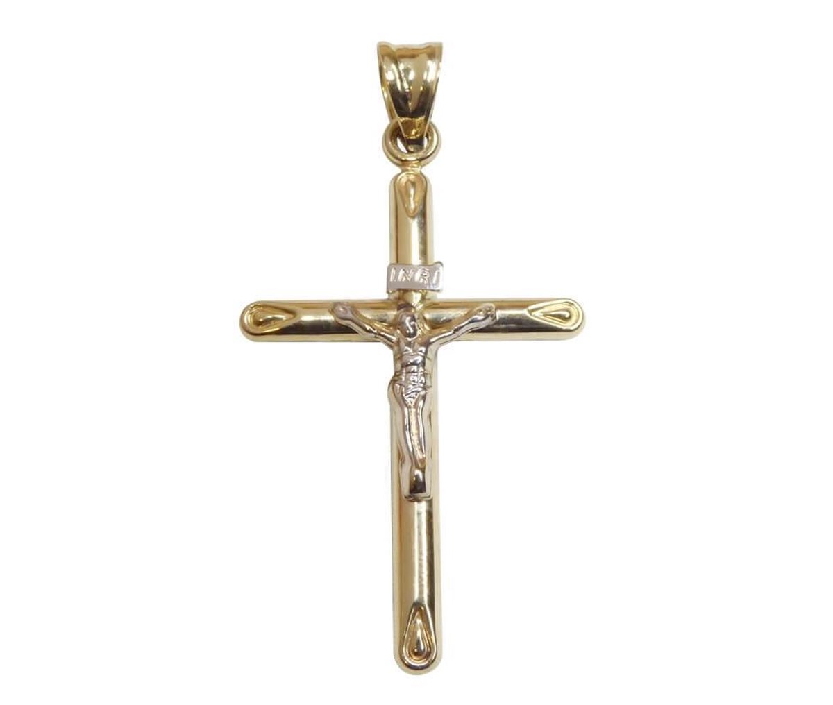 Christian | Gouden heren kruis | Koop bij 14Karaats.nl Christian | Gouden heren kruis | Nu te koop bij 14Karaats.nl | 10001091-Pendants