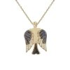 Christian | Gouden zirkonia engel hanger | Nu te koop bij 14Karaats.nl | 10001091-Pendants