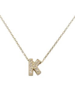 Christian | Gouden ketting met K zirkonia hanger | Nu te koop bij 14Karaats.nl | 10001091-Pendants