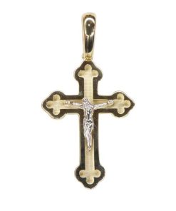 Christian | Gouden Christian kruis | Nu te koop bij 14Karaats.nl | 10001091-Pendants