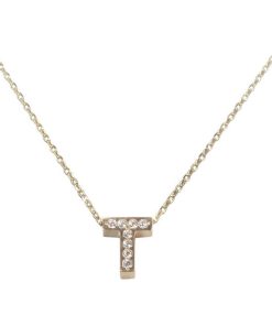 Christian | Gouden ketting met T zirkonia hanger | Nu te koop bij 14Karaats.nl | 10001091-Pendants