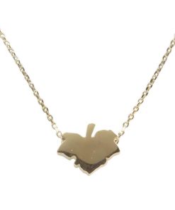 Christian | 14 karaat herfst blad hanger | Nu te koop bij 14Karaats.nl | 10001091-Pendants