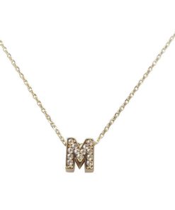 Christian | Gouden ketting met M zirkonia hanger | Nu te koop bij 14Karaats.nl | 10001091-Pendants