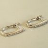 Christian | Wit gouden zirkonia oorbellen | Nu te koop bij 14Karaats.nl | 10001087-Earrings/Body-piercing Jewellery