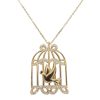 Christian | Gouden zirkonia vogelkooi hanger | Nu te koop bij 14Karaats.nl | 10001091-Pendants
