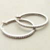 Christian | Wit gouden Christian oorbellen met zirkonia | Nu te koop bij 14Karaats.nl | 10001087-Earrings/Body-piercing Jewellery
