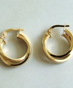 Christian | Christian geel gouden oorbellen | Nu te koop bij 14Karaats.nl | 10001087-Earrings/Body-piercing Jewellery