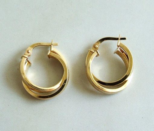 Christian | Christian geel gouden oorbellen | Nu te koop bij 14Karaats.nl | 10001087-Earrings/Body-piercing Jewellery
