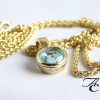 Christian | Gouden hanger met topaas en ketting | Nu te koop bij 14Karaats.nl | 10001091-Pendants