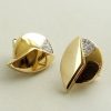Christian | 18 karaat gouden oorbellen met diamanten | Nu te koop bij 14Karaats.nl | 10001087-Earrings/Body-piercing Jewellery