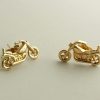 Christian | Gouden motor oorbellen | Nu te koop bij 14Karaats.nl | 10001087-Earrings/Body-piercing Jewellery