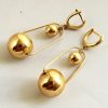 Christian | Christian 14 karaat geel gouden oorbellen | Nu te koop bij 14Karaats.nl | 10001087-Earrings/Body-piercing Jewellery