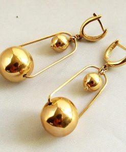 Christian | Christian 14 karaat geel gouden oorbellen | Nu te koop bij 14Karaats.nl | 10001087-Earrings/Body-piercing Jewellery