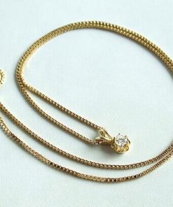 Christian | Gouden collier en diamanten hanger | Nu te koop bij 14Karaats.nl | 10001090-Necklaces/Necklets