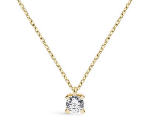 Lux | ITY LUX 18 karaats geelgouden hanger met diamant 0