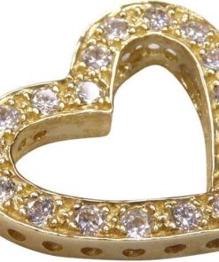 Christian | Geel gouden hart hanger | Nu te koop bij 14Karaats.nl | 10001091-Pendants