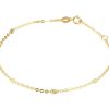 The Jewelry Collection | Geelgouden Enkelbandje 2 4021541 | Nu te koop bij 14Karaats.nl | 10001083-Anklets
