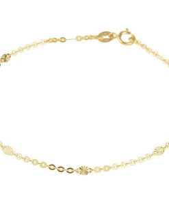 The Jewelry Collection | Geelgouden Enkelbandje 2 4021541 | Nu te koop bij 14Karaats.nl | 10001083-Anklets