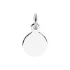 Kasius | Gerhodineerde Zilveren Ronde Graveerhanger - 1333354 | Nu te koop bij 14Karaats.nl | 10001091-Pendants