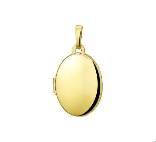 The Jewelry Collection | Geelgouden Medaillon 4005727 | Nu te koop bij 14Karaats.nl | 10001091-Pendants