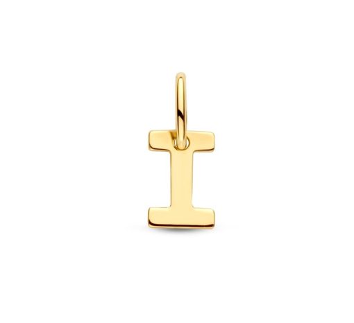 Its-Beautiful | Letter Hanger in massief 14 Karaat Goud | Nu te koop bij 14Karaats.nl | 10001091-Pendants