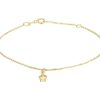 Kasius | 14K Geelgouden Enkelbandje met Ster – Verstelbaar 24-26 cm – Fijn en Elegant Design | Nu te koop bij 14Karaats.nl | 10001083-Anklets